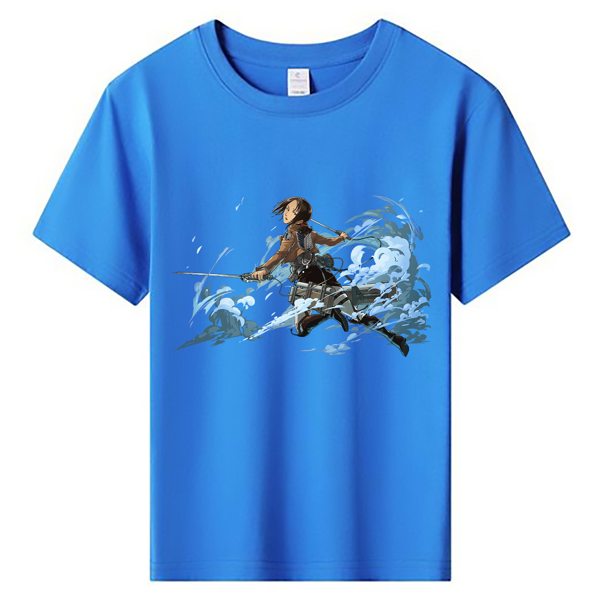 （画像用） 進撃の巨人 Attack on Titan 綿100％キッズTシャツ（フロントプリント）
